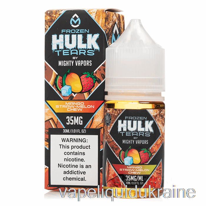 Vape Ukraine Frozen Mango Straw Melon Chew - Hulk Tears Salts - 30mL 35mg